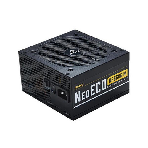 0-761345-11752-4-lg__25305.1673206389__24845.1696336129.jpg 0-761345-11752-4 | Antec | NE650G M 650-Watts ATX12V & EPS12V 24-Pin 80 Plus Platinum Full Modular Power Supply - Image 1