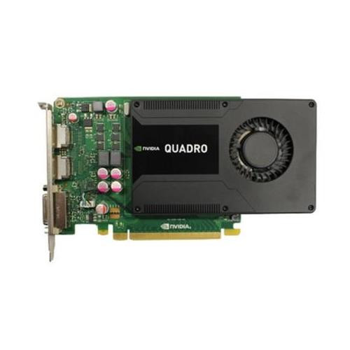 00JHRJ__99560.1669213822__10967.1696336039.jpg 00JHRJ | Dell | 2GB GDDR5 128-bit Quadro K2000 2 x DisplayPort / Dual Link DVI-I PCI Express 2.0 x16 Video Graphics - Image 1