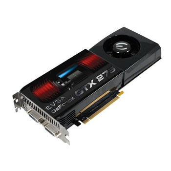 017P31175K1-lg__43214.1636284746__80615.1696339235.jpg 017P31175K1 | EVGA | GeForce GTX 275 1.7GB 448-Bit DDR3 PCI Express 2.0 x16 SLI Supported Video Graphics Card - Image 1