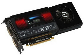 017P31176K1-lg__45948.1636284746__96530.1696339236.jpg 017P31176K1 | EVGA | GeForce GTX 275 SuperClocked Edition 1.7GB 448-Bit DDR3 PCI Express 2.0 x16 HDCP Ready/ SLI Supported Video Graphics Card - Image 1