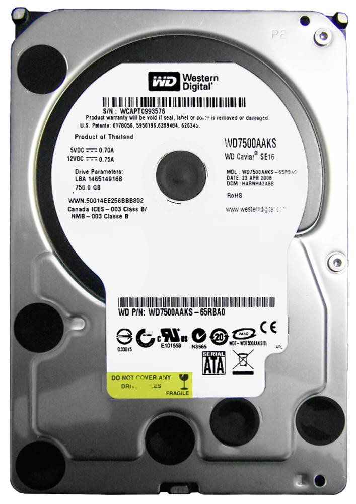 021dc5658defaa5cba74a551478946d9__83402.1698703451.jpg WD7500AAKS | Western Digital | Caviar Blue 750Gb 7200Rpm Sata 3Gbps 16Mb Cache 3.5-Inch Internal Hard Drive - Image 1
