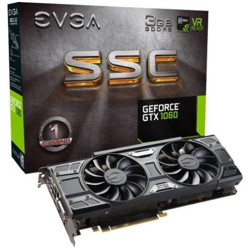 03G-P4-6167-KR__76952.1669213872__25040.1696336027.jpg 03G-P4-6167-KR | EVGA | GeForce GTX 1060 Graphic Card 1.61 GHz Core 1.84 GHz Boost Clock 3GB GDDR5 PCI Express 3.0 Dual Slot Space - Image 1