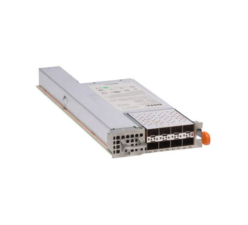 03j2xw_l1nmemqgmqdex9js__14475.1696269843.jpg 03J2XW | DELL | 8-Ports 10Gbe Sfp+ Pass-Through I/O Module For Poweredge Fx2 / Fx2S Enclosure - Image 1