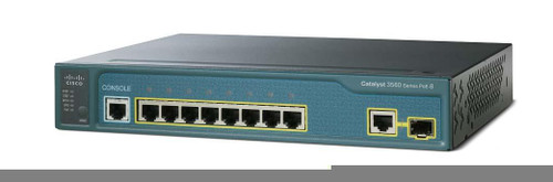 05db78bf0da956cac00fc0aa95bd7b1c__34125.1696264368.jpg WS-C3560-8PC-S | Cisco | Catalyst 3560 8-Ports 10/100 Managed Ethernet Switch (Refurbished) - Image 1