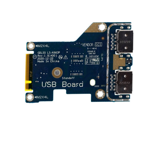 08Y03W__84944.1731657342__32761.1746469685.jpg 08Y03W | Dell | G Series G15 5510 5511 GDL55 USB Board LS-K663P 8Y03W - Image 1
