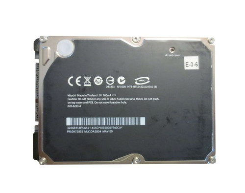 0a72033-o_8a3hfd4eogalicu3__63113.1696345897.jpg 0A72033 | HITACHI | TRAVELSTAR 5K320 SERIES 320GB 5400RPM SATA 1.5GB/S 8MB CACHE (512) 2.5-INCH HARD DRIVE - Image 1