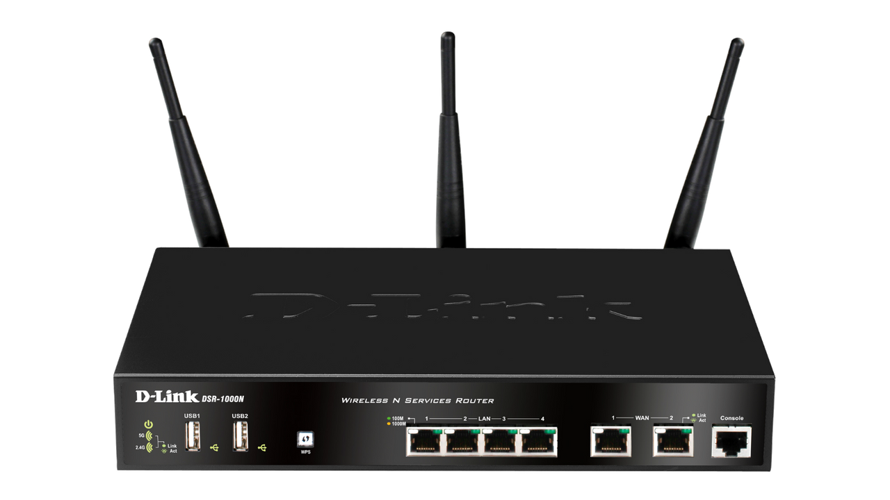 1-dsr1000na1image-lfront__27766.1729784267.png DSR-1000N | D-LINK | Ieee 802.11N Wireless Security Router - Image 1