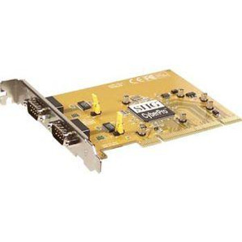 10118403__84286.1536159453__10210.1696261778.jpg JJ-P20212-B | SIIG | 2-Port Serial Adapter 2 X 9-Pin Db-9 Male Rs-232 Serial - Image 1