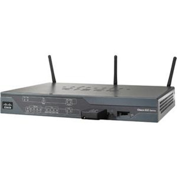 1014933485__51380.1636011147__56359.1696340018.jpg CISCO887GW-GN-A-K9 | Cisco | 887GW Wireless Integrated Services Router with 3G 4x 10/100Base-TX Network LAN 1 x ADSL Network WAN 1 x ISDN BRI (S/T) Net" - Image 1