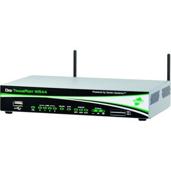 1015778701__50275.1636012295__34701.1696340187.jpg WR44-U5I1-DE1-SU | Digi | TransPort WR44 Wireless Router 2 x Antenna 4 x Network Port USB Wall Mountable Rack-mountable Desktop Rail-mountable (Refurbi - Image 1