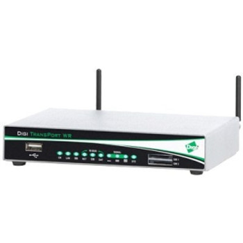 1016833222__77334.1636014174__97732.1696340132.jpg WR41-E1G1-WA1-SU | Digi | TransPort WR41 Wireless Router IEEE 802.11b/g 2 x Antenna ISM Band 54 Mbps Wireless Speed 1 x Network Port 1 x Broadband Port US - Image 1