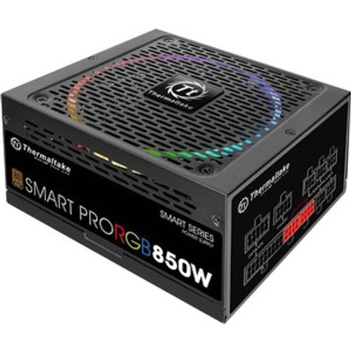 1038260458__28577.1673208841__38125.1696336068.jpg PS-SPR-0850FPCBUS-R | Thermaltake Tech | Smart Pro RGB 850-Watts ATX12V/EPS12V 80 Plus Bronze Fully Modular Power Supply - Image 1