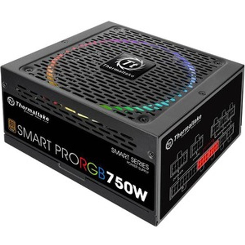 1038260459__07074.1673208845__99862.1696336068-1.jpg PS-SPR-0750FPCBUS-R | Thermaltake Tech | Smart Pro RGB 750-Watts ATX12V/EPS12V 6+2-Pin 80 Plus Bronze Fully Modular Power Supply - Image 1