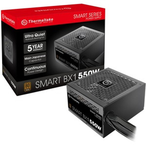 1059065579__30619.1673209103__25671.1696336063.jpg PS-SPD-0550NNFABU-1 | Thermaltake Tech | Smart BX1 SP-550AH2NKB 550-Watts ATX12V 12-Pin 80 Plus Bronze Power Supply - Image 1