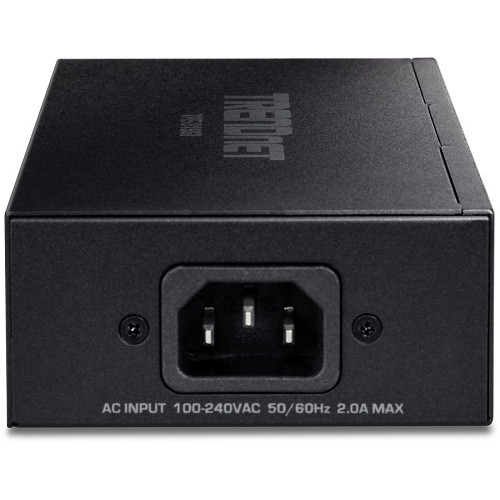1073540500-alt-2__66122.1772478982-1.jpg TPE319GI | TRENDnet | 10G PoE++ Injector Supplies PoE Black - Image 1