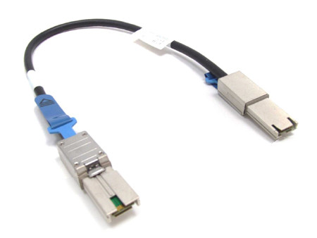 126616__47728.1697140805.jpg 407344-001 | HP | 0.5M (1.64Ft) External Mini Sas To Mini Sas Cable ( ). Refurbished. In Stock. - Image 1