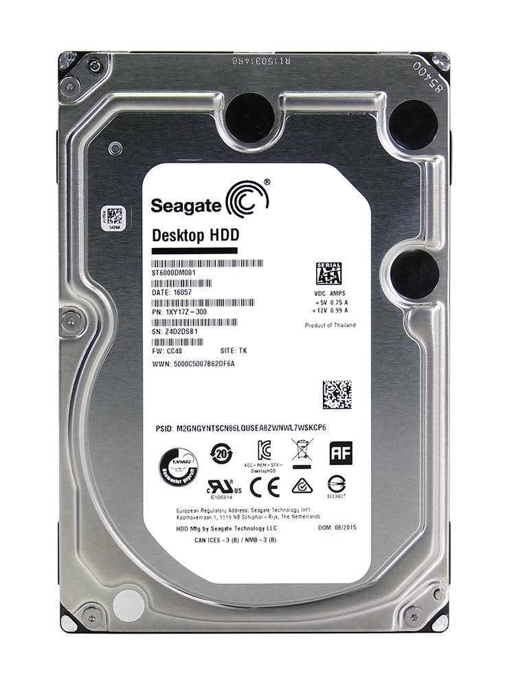 137ec648c6c775272f81467713b1dc6b__60693.1698710593.jpg ST6000DM001 | Seagate | Desktop Hdd 6Tb 7200Rpm Sata 6Gbps 128Mb Cache 3.5-Inch Internal Hard Drive - Image 1