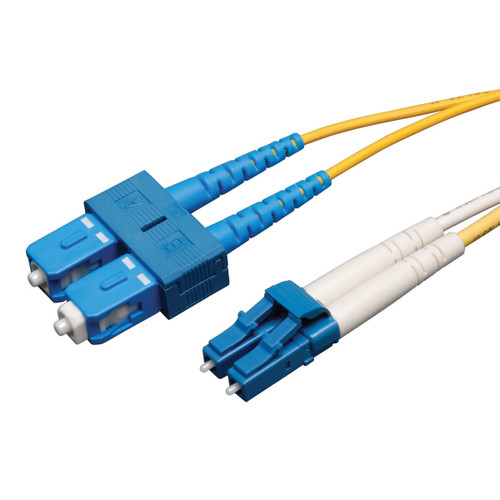 1R0PHGQpGEq3y3XqWaWJbw.c-r__54657.1708128745.jpg N366-15M | Tripp Lite | fiber optic cable 590.6" (15 m) 2x LC 2x SC OFNR Blue, Yellow - Image 1