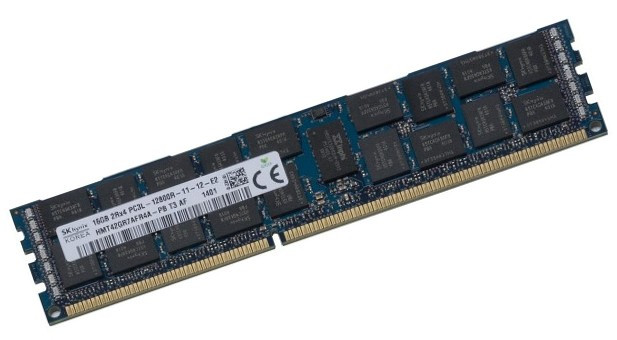 214321__39243.1697141495.jpg HMT42GR7MFR4A-PB | HYNIX | 16Gb (1X16Gb) Pc312800R 1600Mhz Dual Rank X4 Ecc Registered 1.35V Ddr3 Sdram 240Pin Rdimm Memory Module For Server - Image 1