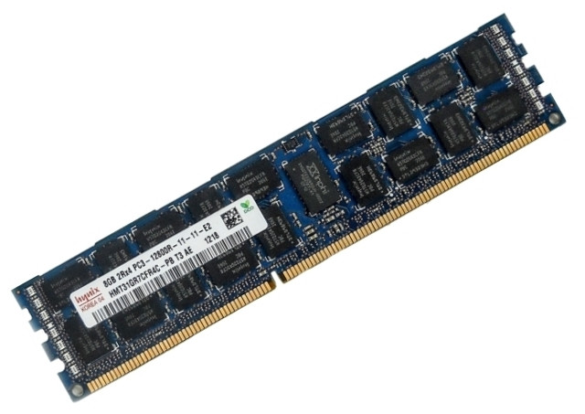 214371__02119.1696272562.jpg HMT41GR7AFR4A-PB | HYNIX | 8gb (1x8gb) 1600mhz Pc312800 Ecc Registered Single Rank X4 1.35v Ddr3 Sdram 240pin Rdimm Memory Module For Server - Image 1