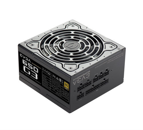 220G30650Y1-lg__37436.1673193157__43504.1696336347.jpg 220G30650Y1 | EVGA | SuperNova 650 G3 650-Watts ATX12V 24-Pin 80 Plus Gold Power Supply - Image 1