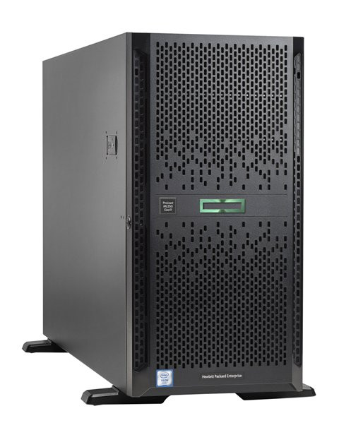 275689__13161.1698769409-1.jpg 834607-001 | HP | e Proliant Ml150 Gen9 Base Server 1P Xeon 8Core E52609V4/1.7Ghz, 8Gb(1X8Gb) Ddr4 Sdram, Smart Array B140I, BROADCOM 5717 Dualport 1Gbe, 1X 550W Ps, 5U Tower Server - Image 1