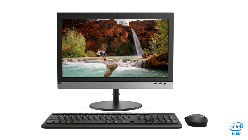 28g9EezcG0-vv-utu_8dag.c-r__76456.1708123355.jpg 10UK00F9UM | Lenovo | V330 Intel? Core? i3 19.5" 1600 x 900 pixels 4 GB DDR4-SDRAM 1000 GB HDD All-in-One PC Wi-Fi 5 (802.11ac) Black - Image 1