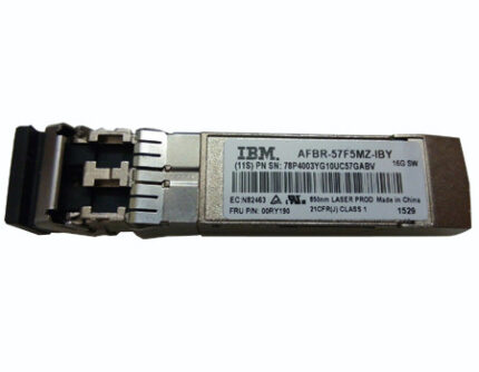 AFBR-57F5MZ-IBY | IBM | Fibre Channel Multimode Fiber 16Gb Shortwave 300M 850Nm Lc ConNECtor Sfp+ Transceiver For Storwize V7000