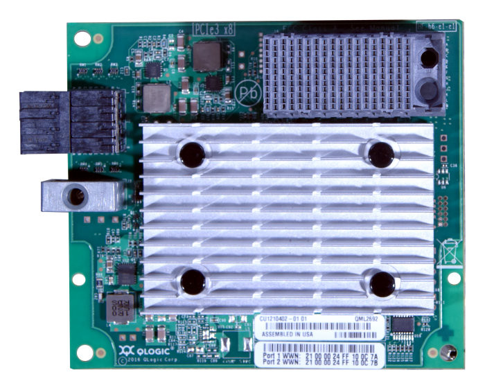 317487__53712.1696271807.jpg 00YK543 | Lenovo | Qlogic Qml2692 Mezz 16gb 2port Fibre Channel Adapter For Thinksystem - Image 1