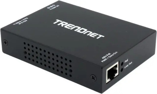 33-980-079_R01__22392.1769105352.jpg TPE-E100 | TRENDnet| Gigabit PoE+ Repeater/Amplifier - Image 1