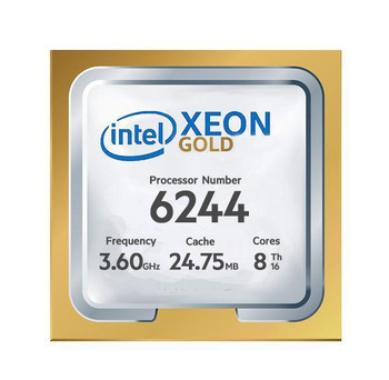338-BSHH-lg__53698.1661253850__14310.1696340467.jpg 338-BSHH | Dell | Intel Xeon Gold 6244 3.6G 8C/16T 10.4GT/s 24.75M Cache Turbo HT (150W) DDR4-2933 - Image 1