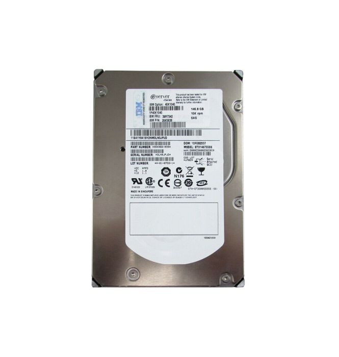 39r7342-o_emkwbabpraqby8zt__56914.1696346519-1.jpg 71P7421 | IBM | 73GB 15000RPM ULTRA320 SCSI 80-PIN 16MB CACHE 3.5-INCH HARD DRIVE - Image 1