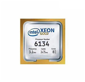 473379R-L21-lg__38793.1667206473__81605.1696340552.jpg 473379R-L21 | HPE | 3.20GHz 10.40GT/s UPI 24.75MB L3 Cache Intel Xeon Gold 6134 8-Core Processor Upgrade for Synergy 480/660 Gen10 - Image 1