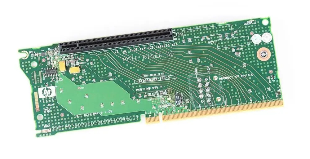 496078-001-496078-001_edfe5us6ra7gfjac__17402.1707324162-1.jpg 496078-001 | HP | PCI-Express x16 Riser Board for ProLiant DL385 G5p DL380/DL385 G6 Server - Image 1