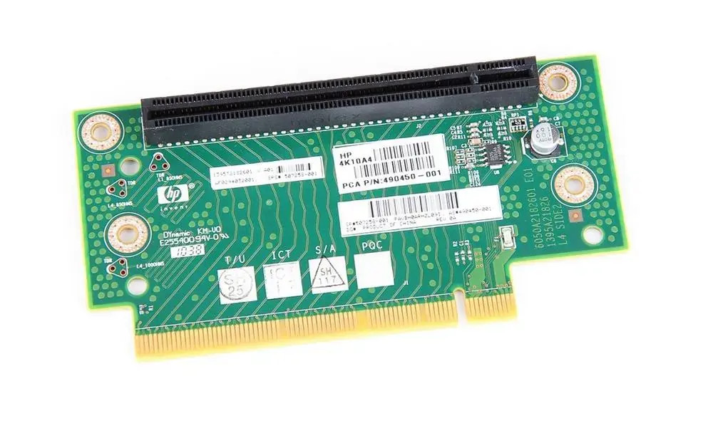 507258-001-507258-001_bbztnjbcakyz4o7e__96812.1707323797.jpg 507258-001 | HP | PCI-Express x16 Riser Card for ProLiant DL180 G6 Server - Image 1