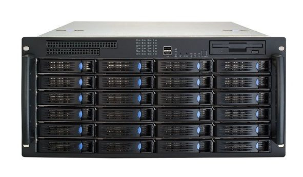 599468-001-599468-001__10198.1696346935.jpg 1818D1A | IBM | EXP5000 EXPANSION UNIT 2X POWER SUPPLY 2X CONTROLLER 2X ESM FIBER CHANNEL WITH RAILS - Image 1
