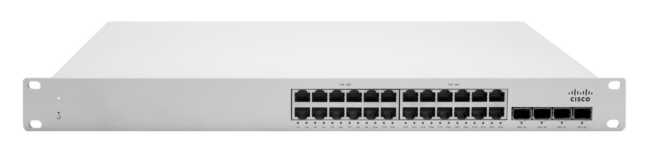 5MMGzoK8A0ydDlsUFRJDaQ.c-r__64450__42873.1696278952.jpg Ms225-24P-Hw | Cisco | Meraki Ms225-24P L2 Stck Cld-Mngd 24X Gi - Image 1