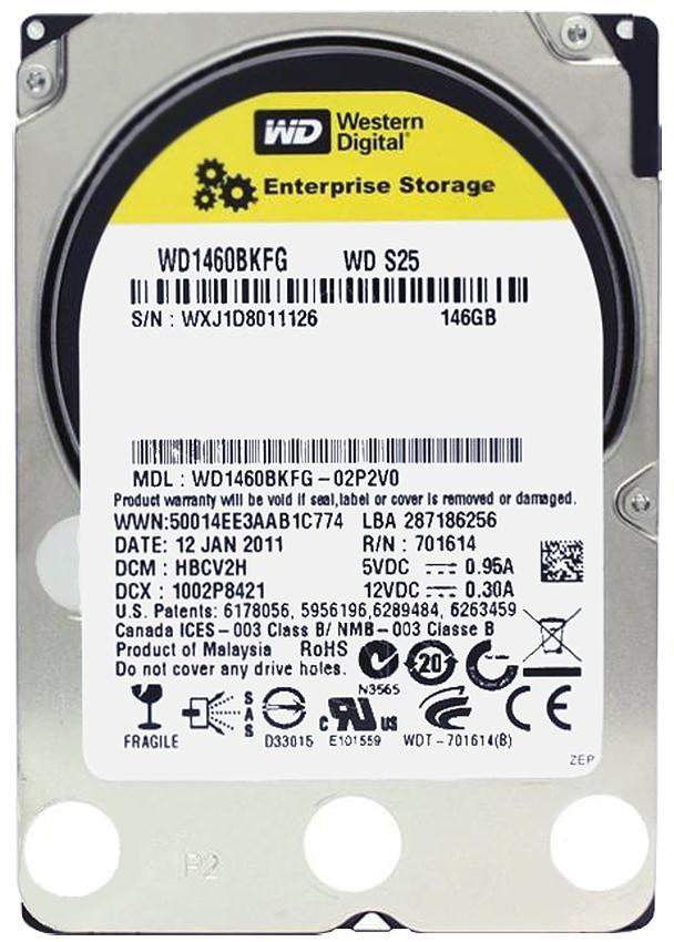 5a770754c54b09d7c596284d6b692831__00650.1698708797.jpg WD1460BKFG | Western Digital | S25 147Gb 10000Rpm Sas 6Gbps 16Mb Cache 2.5-Inch Internal Hard Drive - Image 1