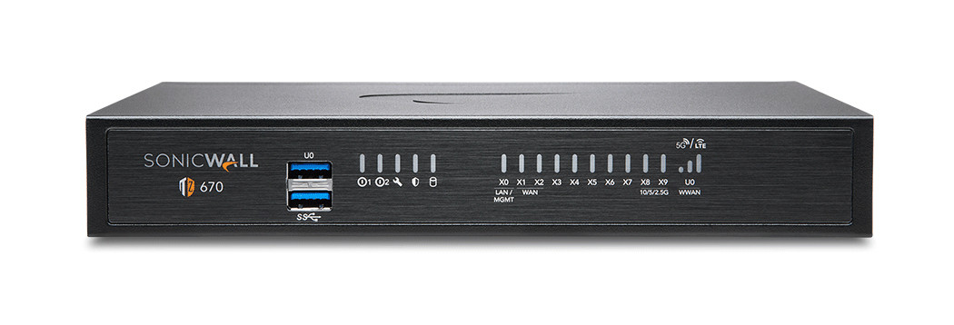 5gJOhLLug02Qo_nEk1jC_g.c-r__43820.1708124660.jpg 02-SSC-5675 | SonicWall | TZ670 hardware firewall Desktop 5000 Mbit/s - Image 1