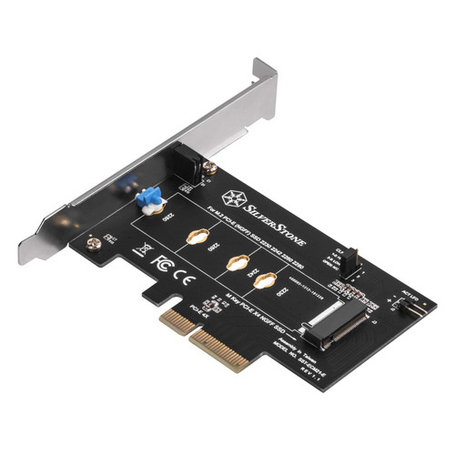 61I5RnV4_lL__00517.1746472196.jpg SST-ECM21 | Silverstone | M.2 to PCIe Adapter Card - Image 1