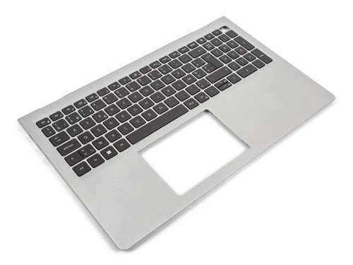 61M1eg4jg5L__16123__80153.1751474490.jpg 0FJNP8 | Dell | Inspiron 15 5583 Palmrest Keyboard Assembly Backlit Silver - Image 1