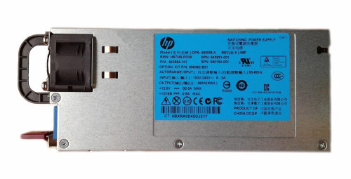 656362-B21-RMK-lg__86524.1673209233__32716.1696336060.jpg 656362-B21-RMK | HPE | 460-Watts Common Slot High Efficiency Platinum Plus Redundant Hot Swap Switching Power Supply for ProLiant DL380P DL385 Gen8 Servers - Image 1