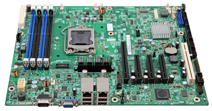 6d5bae7fd9afa56aade12ca1d6500883__97884.1698710729-1.jpg S1200V3RPS | Intel | Socket Lga 1150 C222 Chipset Xeon E3-1200 V4 Processors Support Ddr3 4X Dimm 6X Sata Micro-Atx Server Motherboard - Image 1