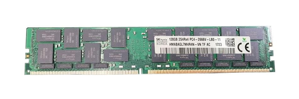 6f71184f49efcf9a9f94394f212527e5__04533.1698769182.jpg HMABAGL7M4R4N-VNTF | Hynix | 128Gb Pc4-21300 Ddr4-2666Mhz Registered Ecc Cl19 288-Pin Load Reduced Dimm 1.2V Octal Rank Memory Module - Image 1