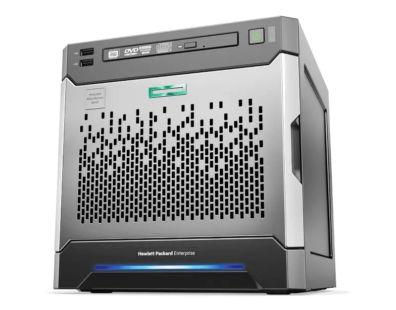 783959-S01__36385.1707323901-1.jpg 783959-S01 | HP | ProLiant MicroServer G8 E3-1220L V2 8GB DDR3 RAM 4x1TB SATA 6Gb/s 150-Watts Power Supply Micro Server - Image 1