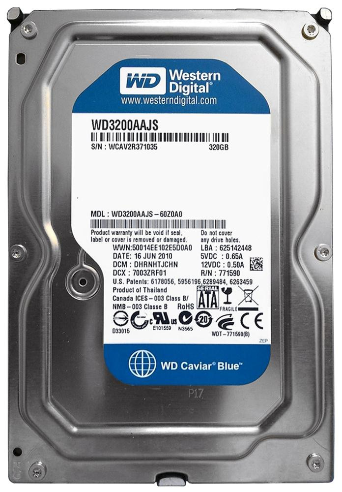 7bb9d763a4539a851df60e87c21a8dd2__33645.1698703804.jpg WD3200AAJS | Western Digital | Caviar Se 320Gb 7200Rpm Sata 3Gbps 8Mb Cache 3.5-Inch Internal Hard Drive - Image 1