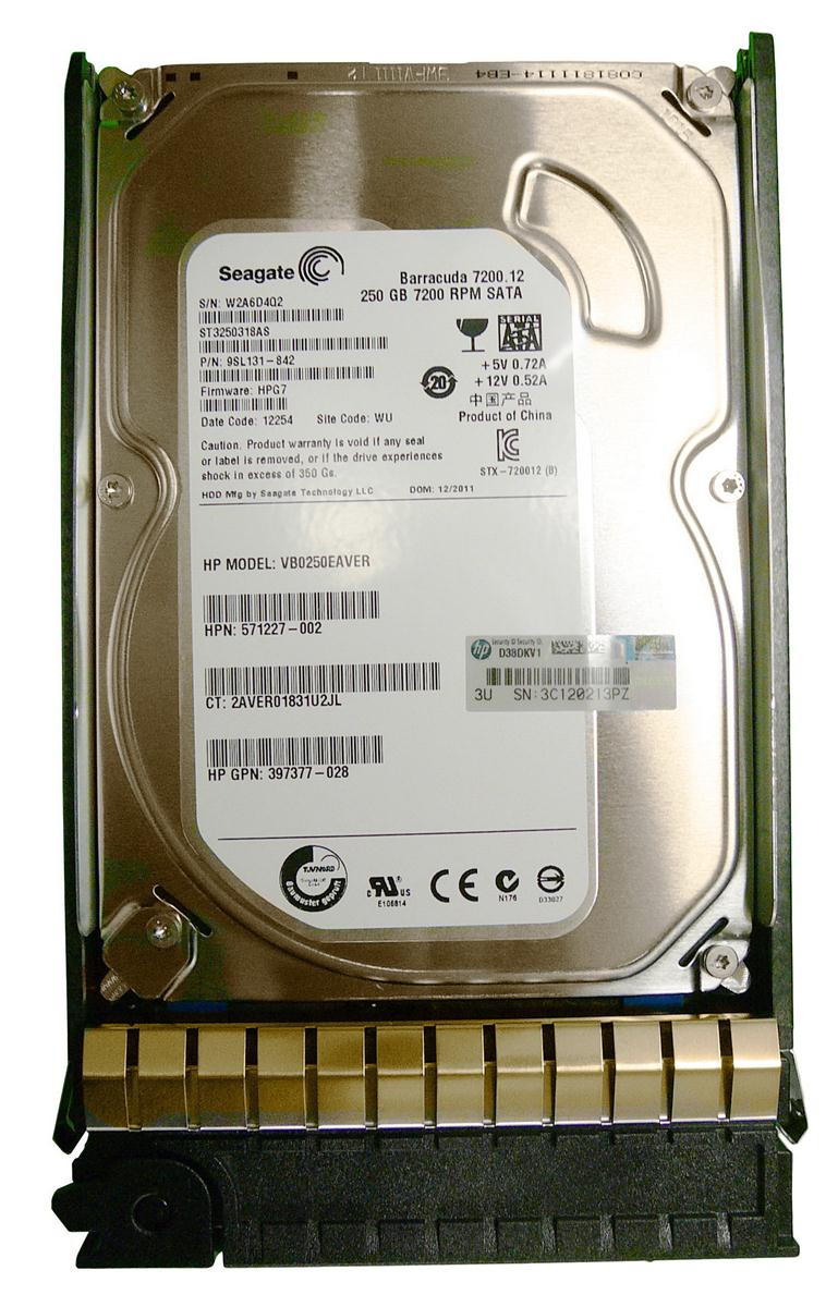 7dc5bd680d049b68fb15c1f76b994f47__04398.1698707934.jpg ST3250318AS06 | Seagate | Barracuda 7200.12 250Gb 7200Rpm Sata 3Gbps 8Mb Cache 3.5-Inch Internal Hard Drive - Image 1
