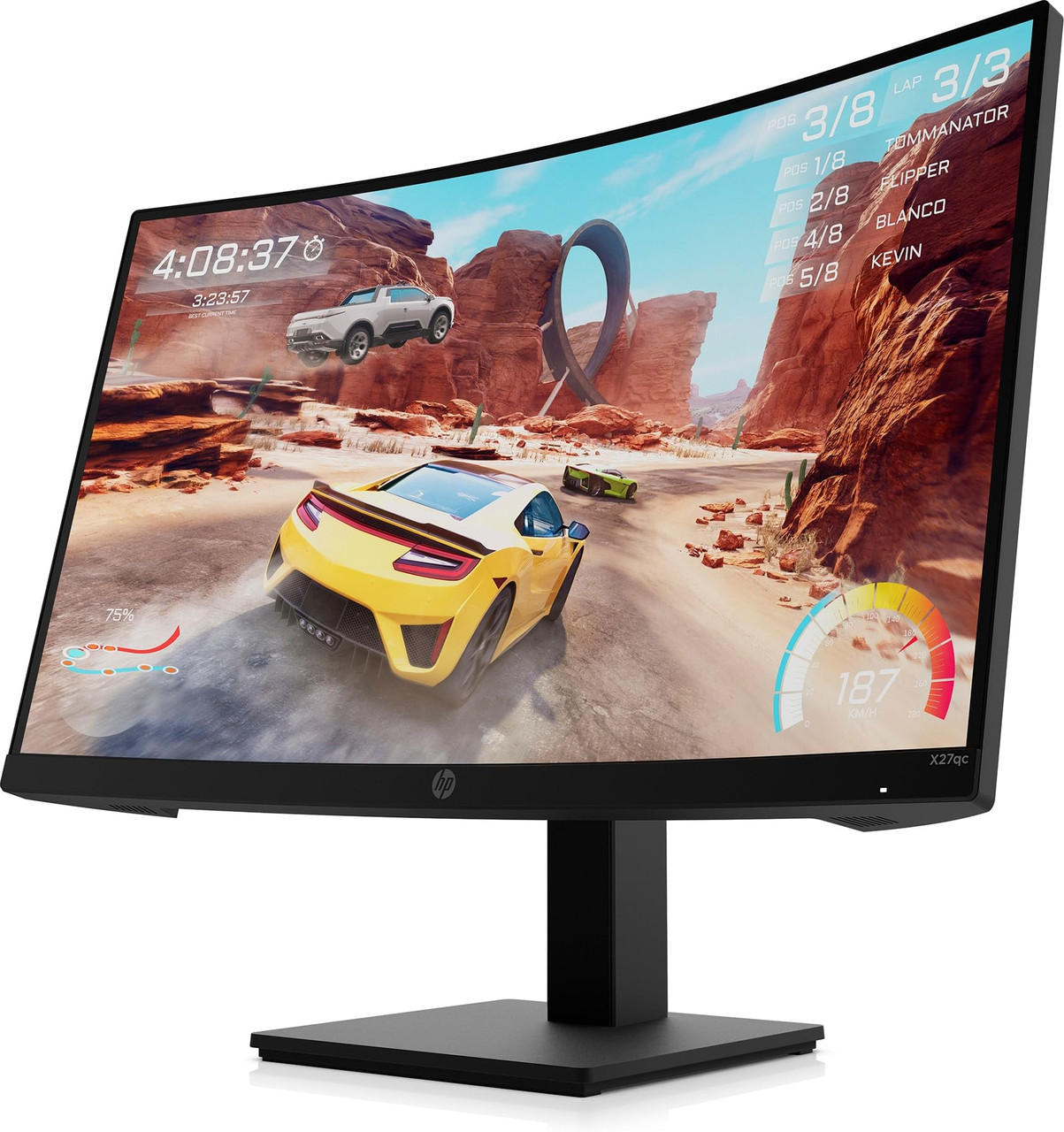 81BfmN3AIgL__56072.1744209444.jpg 32H00AA | HP | X27QC 27'' 2K QHD VA LCD Curved Gaming Monitor - Image 1