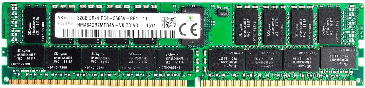 81EBNrcCIuL._AC_SL1500___69878.1746471741.jpg HMA84GRAF4N-VK | Hynix | SK HYNIX 32GB PC4-2666V-R DDR4 Registered ECC 2RX4 Memory RDIMM Memory Module - Image 1