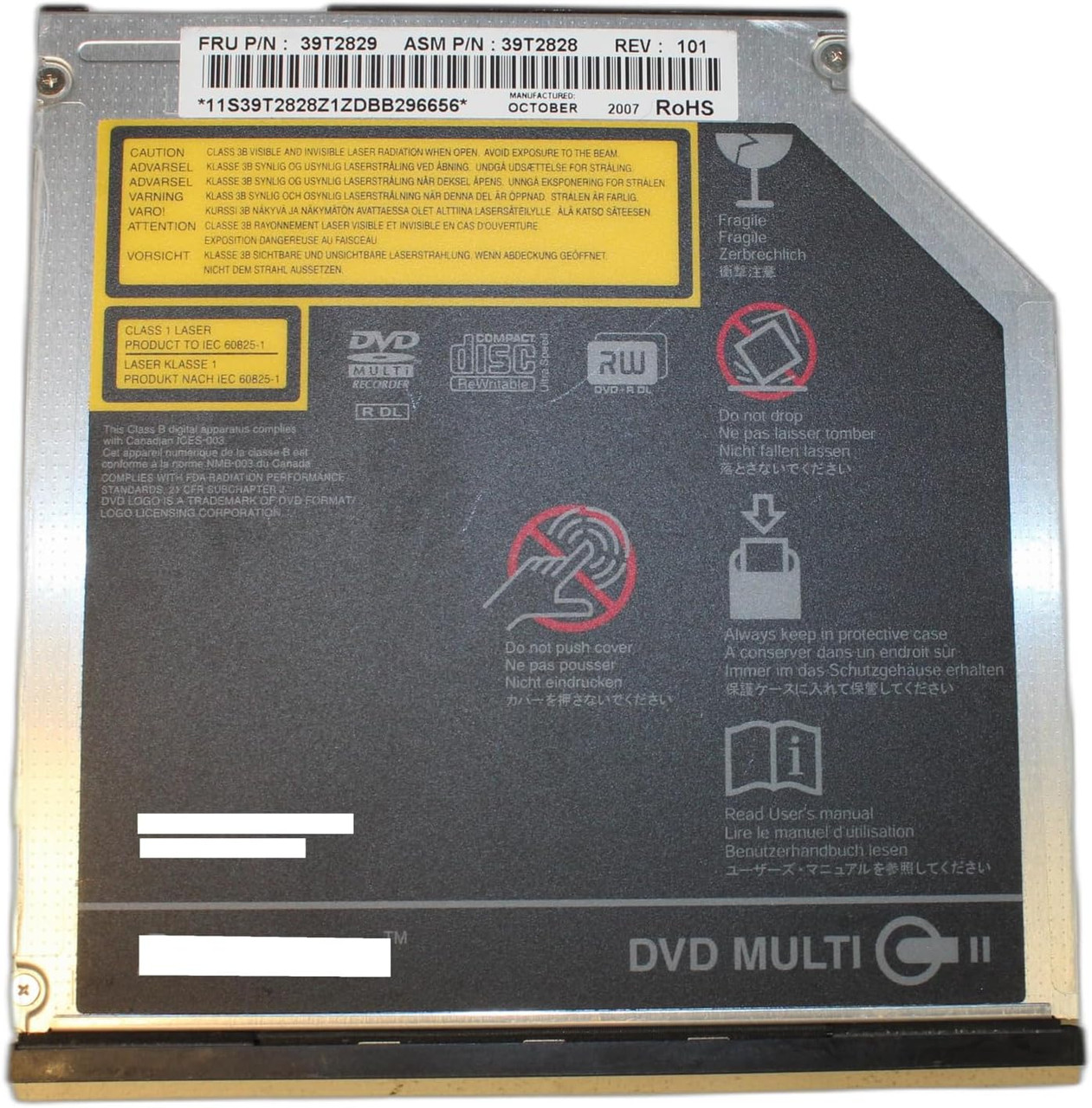 81xTStkmEJL._AC_SL1500___38783.1746471799.jpg 42C0954 | IBM | Slim DVD Rom Drive Module - Image 1